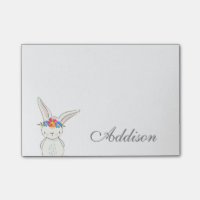 Niedliche weiße Häschen-Blumen-Krone