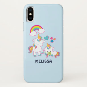 Niedliche weiße Hörner Magische Mama & Baby Case-Mate iPhone Hülle