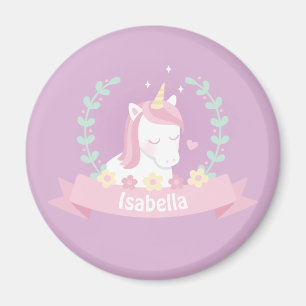 Niedliche weiße magische magnet