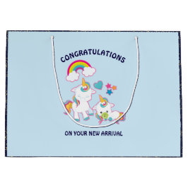 Niedliche weiße Schlösser Magische Mama & Baby Glü Große Geschenktüte