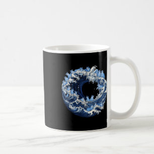 Niedliche Welle blauer Katzen für Kamala 2 Kaffeetasse