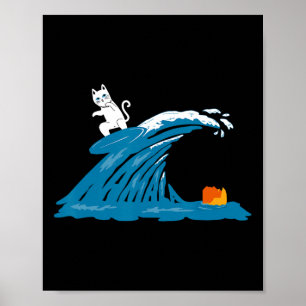 Niedliche Welle der Blauen Welle Kamala für Kamala Poster