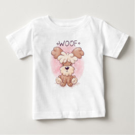 Niedliche Welpe Baby T-shirt