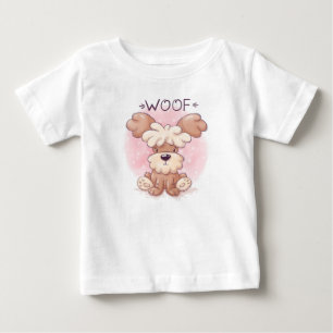 Niedliche Welpe Baby T-shirt