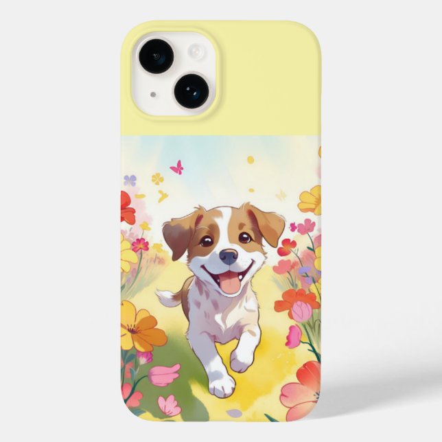 Niedliche Welpe Case-Mate iPhone Hülle (Rückseite)