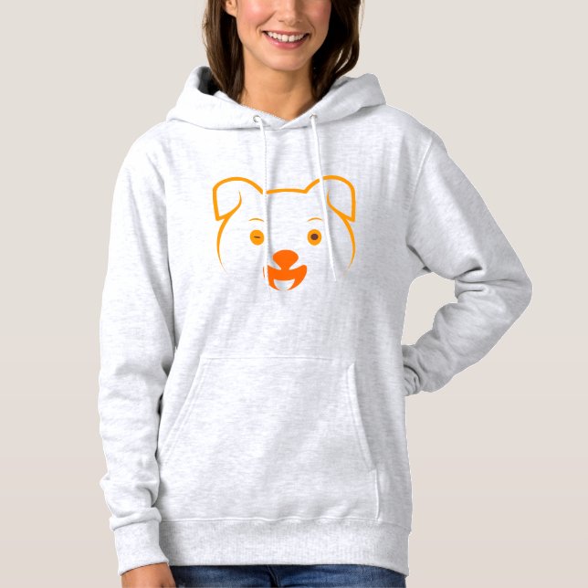 Niedliche Welpe Hoodie (Vorderseite)