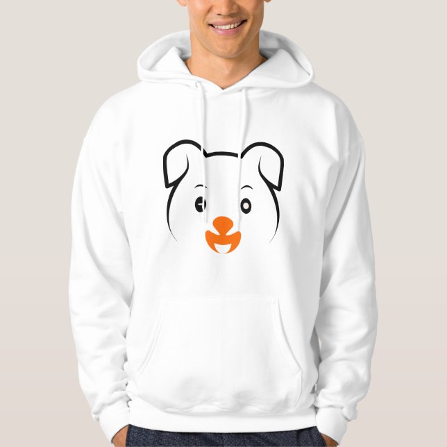 Niedliche Welpe Hoodie (Vorderseite)