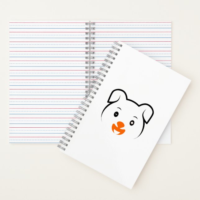 Niedliche Welpe Notizbuch (Innen)