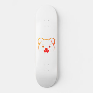 Niedliche Welpe Skateboard