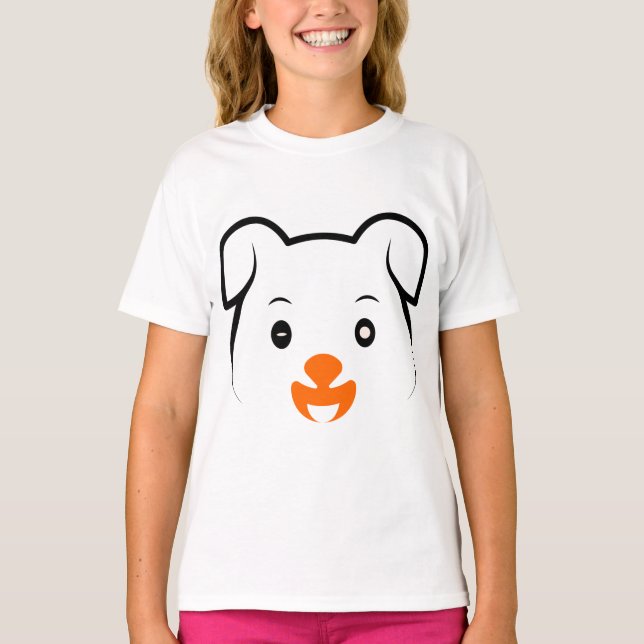 Niedliche Welpe T-Shirt (Vorderseite)