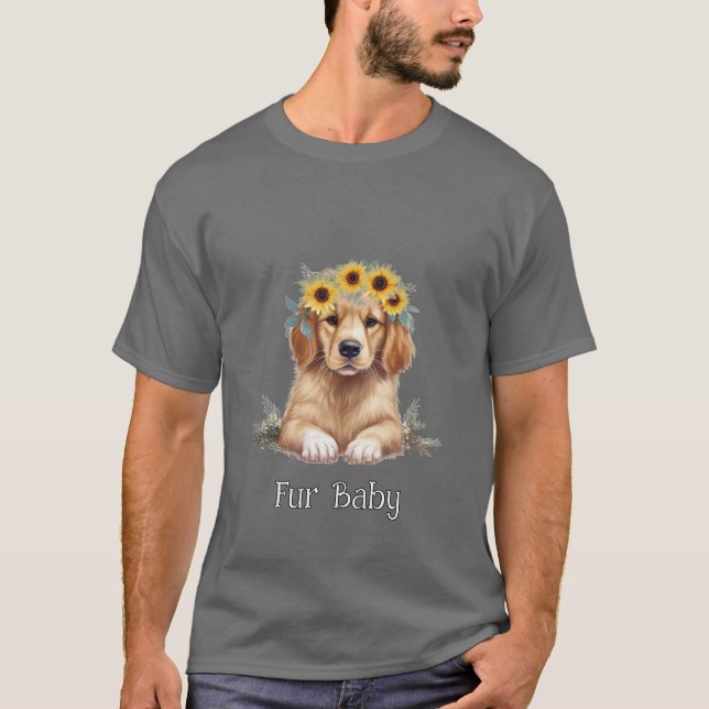 Niedliche Welpe T-Shirt (Vorderseite)