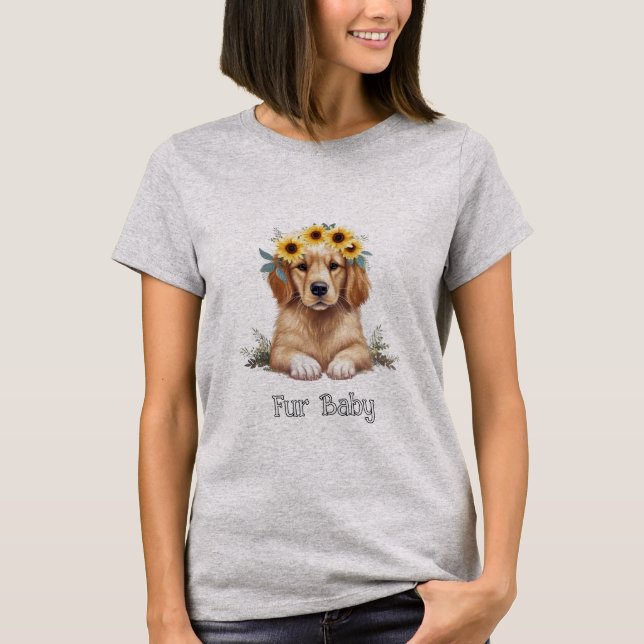 Niedliche Welpe T-Shirt (Vorderseite)