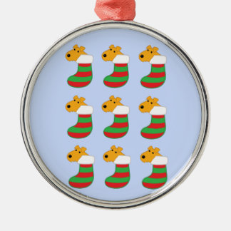 Niedliche Welpen-Hunde in der Silbernes Ornament