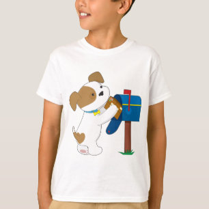 Niedliche Welpen-Post T-Shirt