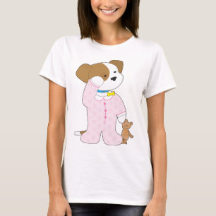 Niedliche Welpen-Pyjamas T-Shirt