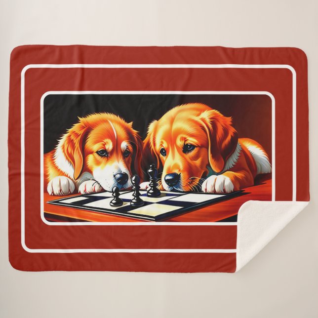Niedliche Welpen Sherpadecke (Vorderseite (Horizontal))