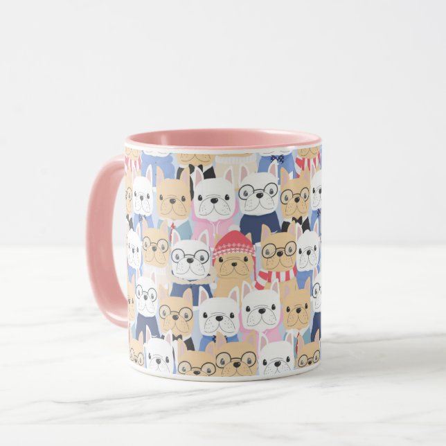 Niedliche Welpen Tasse (Vorderseite Links)