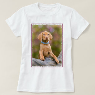 Niedliche Welpen ungarisch Vizsla Dog Welpe Foto - T-Shirt