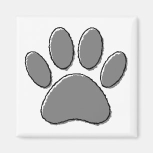 Niedliche Welpenpfanne Zeichnend Magnet