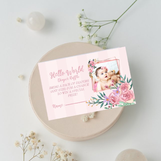 Niedliche Welt Windeln für Mädchen Begleitkarte (Von Creator hochgeladen)