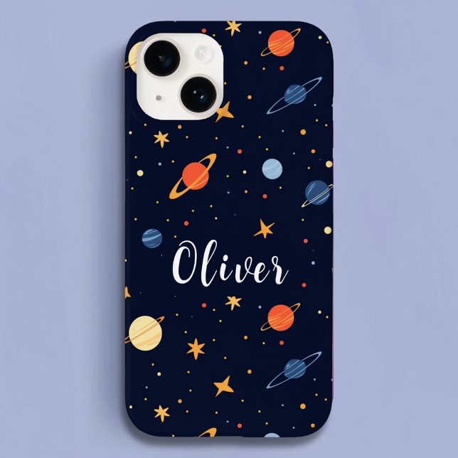 Niedliche Weltraumplaner Name der Kinder Case-Mate iPhone Hülle (Von Creator hochgeladen)