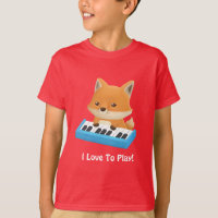 Niedliche wenig Liebe Fox I, Klavier-KinderT-Shirt