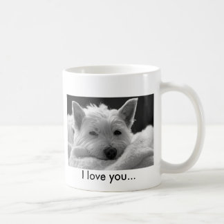 Niedliche Westhochland-Terrier-HundeTasse - Kaffeetasse
