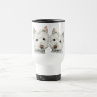 Niedliche Westie Hunde Reisebecher