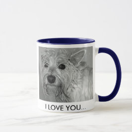 Niedliche Westie HundeTasse Tasse