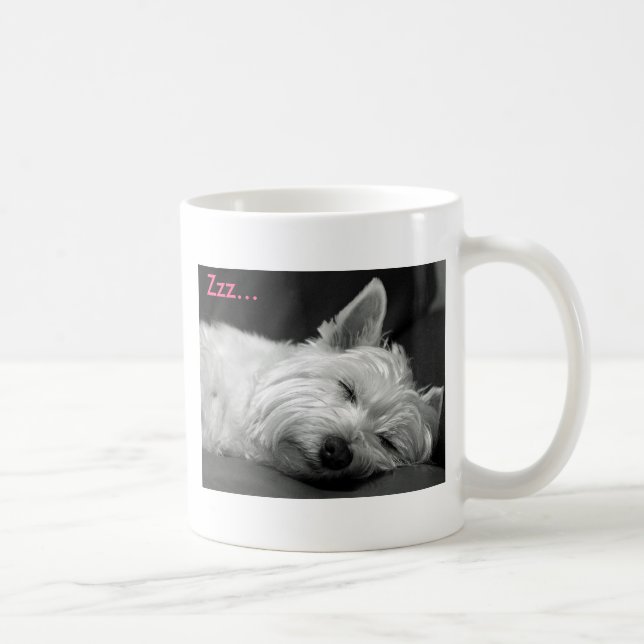 Niedliche Westie (Westhochland-Terrier) HundeTasse Tasse (Rechts)