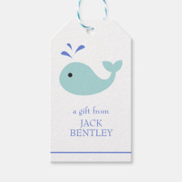 Niedliche Whale-Personalisierte Gift-Tags Geschenkanhänger