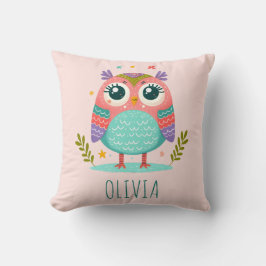 Niedliche Whimsical Baby Owl Kissen