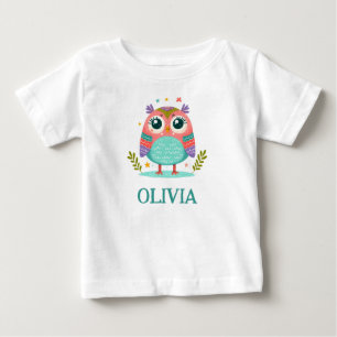 Niedliche Whimsical Baby Owl T-shirt