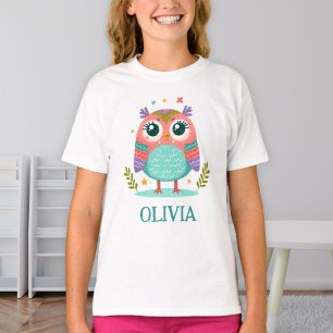 Niedliche Whimsical Baby Owl T-Shirt