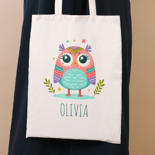 Niedliche Whimsical Baby Owl Tragetasche