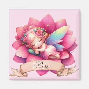 Niedliche Whimsical Blumenstrauß Träume Schlafmärc Magnet