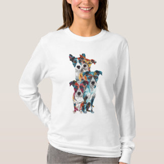 Niedliche Whimsical Colorful Folk T - Shirt