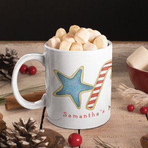 Niedliche Whimsical Cookies Weihnachten Milchspass Kaffeetasse