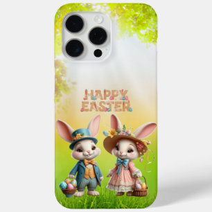 Niedliche, Whimsical Happy Oaster mit 2 Kaninchen Case-Mate iPhone Hülle
