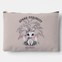 Niedliche Whimsical "Spark Curiosity" Kleiner Drac Zubehörtasche