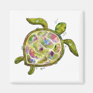 Niedliche Whimsikschildkröte Magnet