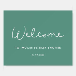 Niedliche Whimsiktypografie Kinderdusche Empfang