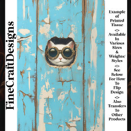 Niedliche White Cat Kitten Verstecken von Peeking  Seidenpapier