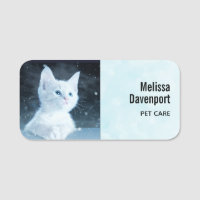 Niedliche White Kitten mit Hübschen Blue Eyes
