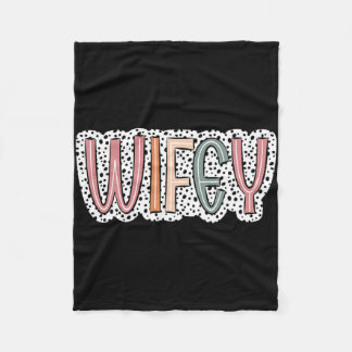 Niedliche Wifey Bride Wedding Ehefrau Women Fleecedecke