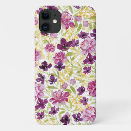 Niedliche Wildblume Blume Blütenpeere lila Case-Mate iPhone Hülle