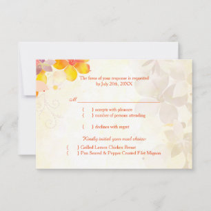 Niedliche Wildblumen Garten Hochzeit UAWG RSVP Karte