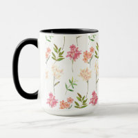 Niedliche Wildblumen Rosa und Gelb