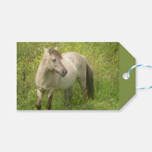 Niedliche Wildkruste. Textübergabetag Geschenkanhänger (Vorderseite (Horizontal))