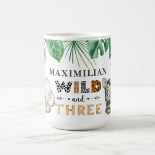 Niedliche Wildtiere und Drei Safari Kaffeetasse